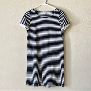 J. CREW striped shirt dress